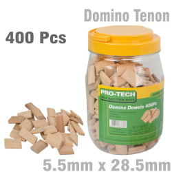 DOMINO TENON 5.5 X 28.5MM 400PC JAR BEECH WOOD