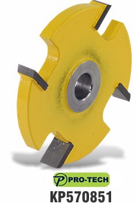 4 Wing slot cutter bit replacement blade by Pro-Tech